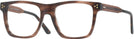Square Transparent Brown Seattle Eyeworks 984 Progressive No-Lines View #1