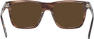 Square Transparent Brown Seattle Eyeworks 984 Progressive Reading Sunglasses View #4