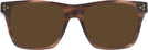 Square Transparent Brown Seattle Eyeworks 984 Bifocal Reading Sunglasses View #2