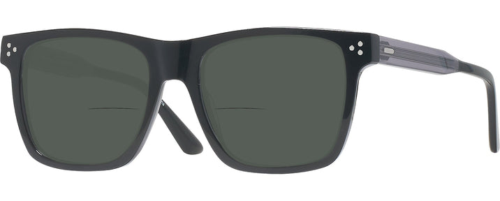 Square Black Seattle Eyeworks 984 Bifocal Reading Sunglasses View #1