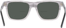 Square Transparent Grey Seattle Eyeworks 984 Bifocal Reading Sunglasses View #4