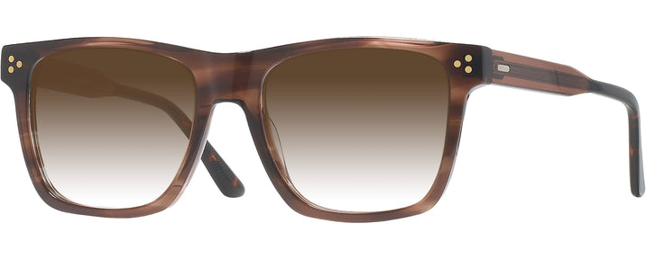 Square Transparent Brown Seattle Eyeworks 984 w/ Gradient Progressive Reading Sunglasses View #1