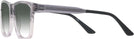 Square Transparent Grey Seattle Eyeworks 984 w/ Gradient Progressive Reading Sunglasses View #3