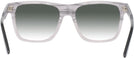 Square Transparent Grey Seattle Eyeworks 984 w/ Gradient Progressive Reading Sunglasses View #4