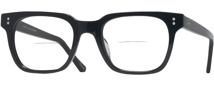 Square Black Seattle Eyeworks 985 Bifocal View #1