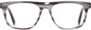 Square Grey Seattle Eyeworks 986 Progressive No-Lines View #2
