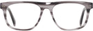 Square Grey Seattle Eyeworks 986 Single Vision Full Frame View #2