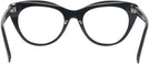 Cat Eye Black Seattle Eyeworks 989 Progressive No-Lines View #4