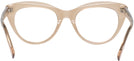 Cat Eye Transparent Brown Seattle Eyeworks 989 Computer Style Progressive View #4