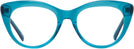Cat Eye Transparent Blue Seattle Eyeworks 989 Computer Style Progressive View #2