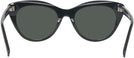 Cat Eye Black Seattle Eyeworks 989 Progressive No-Line Reading Sunglasses View #4