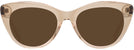 Cat Eye Transparent Brown Seattle Eyeworks 989 Progressive Reading Sunglasses View #2