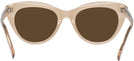 Cat Eye Transparent Brown Seattle Eyeworks 989 Progressive Reading Sunglasses View #4