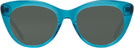 Cat Eye Transparent Blue Seattle Eyeworks 989 Progressive Reading Sunglasses View #2