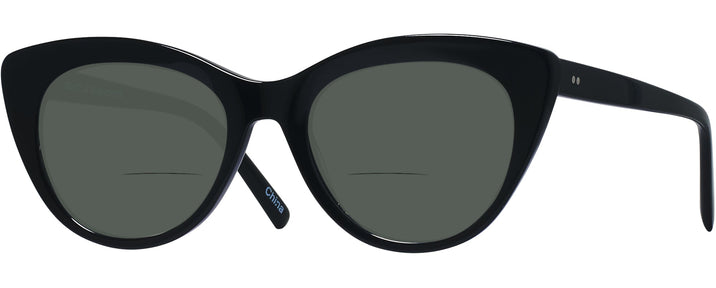 Cat Eye Black Seattle Eyeworks 989 Bifocal Reading Sunglasses View #1