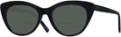 Cat Eye Black Seattle Eyeworks 989 Bifocal Reading Sunglasses View #1
