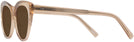 Cat Eye Transparent Brown Seattle Eyeworks 989 Bifocal Reading Sunglasses View #3