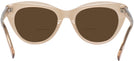 Cat Eye Transparent Brown Seattle Eyeworks 989 Bifocal Reading Sunglasses View #4
