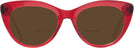 Cat Eye Transparent Red Seattle Eyeworks 989 Bifocal Reading Sunglasses View #2