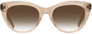 Cat Eye Transparent Brown Seattle Eyeworks 989 w/ Gradient Bifocal Reading Sunglasses View #2