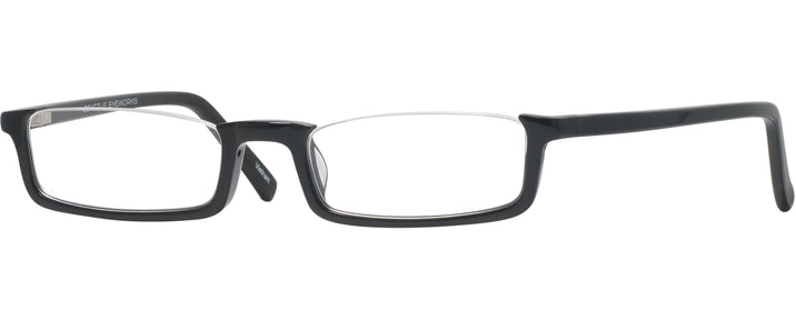 Rectangle Black Seattle Eyeworks 991 Single Vision Half Frame View #1