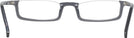Rectangle Grey Seattle Eyeworks 991 Single Vision Half Frame View #4
