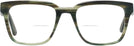 Rectangle Striated Green Seattle Eyeworks 992 Bifocal View #2