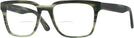 Rectangle Striated Green Seattle Eyeworks 992 Bifocal View #1
