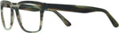 Rectangle Striated Green Seattle Eyeworks 992 Computer Style Progressive View #3