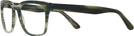 Rectangle Striated Green Seattle Eyeworks 992 Progressive No-Lines View #3