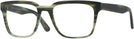 Rectangle Striated Green Seattle Eyeworks 992 Computer Style Progressive View #1