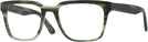 Rectangle Striated Green Seattle Eyeworks 992 Progressive No-Lines View #1