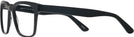 Rectangle Shiny Black Seattle Eyeworks 992 Single Vision Full Frame View #3