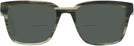 Rectangle Striated Green Seattle Eyeworks 992 Bifocal Reading Sunglasses View #2