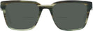 Rectangle Striated Green Seattle Eyeworks 992 Bifocal Reading Sunglasses View #2