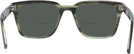 Rectangle Striated Green Seattle Eyeworks 992 Bifocal Reading Sunglasses View #4