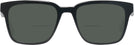 Rectangle Shiny Black Seattle Eyeworks 992 Bifocal Reading Sunglasses View #2