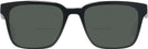 Rectangle Shiny Black Seattle Eyeworks 992 Bifocal Reading Sunglasses View #2