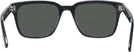 Rectangle Shiny Black Seattle Eyeworks 992 Bifocal Reading Sunglasses View #4