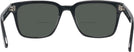 Rectangle Shiny Black Seattle Eyeworks 992 Bifocal Reading Sunglasses View #4
