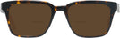 Rectangle Dark Tortoise Seattle Eyeworks 992 Bifocal Reading Sunglasses View #2