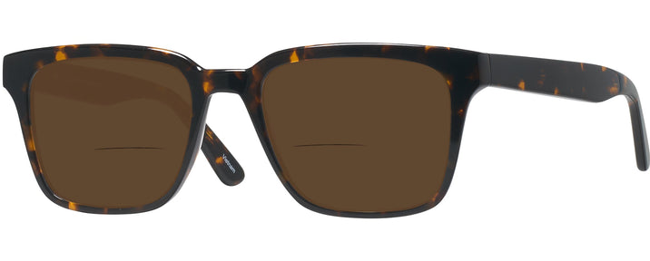 Rectangle Dark Tortoise Seattle Eyeworks 992 Bifocal Reading Sunglasses View #1