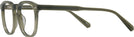 Square Transparent Green Seattle Eyeworks 993 Progressive No-Lines View #3