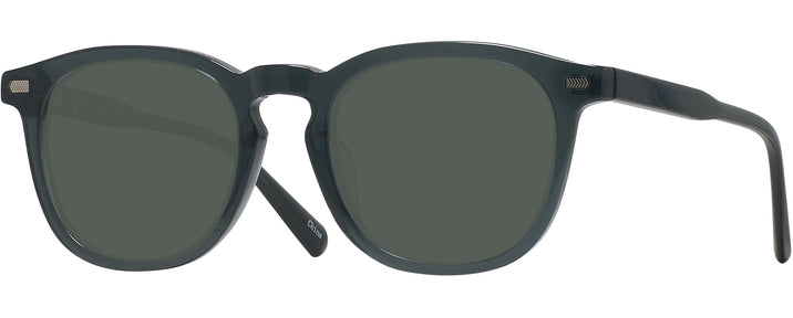 Square Transparent Dark Grey Seattle Eyeworks 993 Progressive Reading Sunglasses View #1