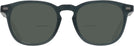 Square Transparent Dark Grey Seattle Eyeworks 993 Bifocal Reading Sunglasses View #2