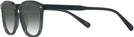 Square Transparent Dark Grey Seattle Eyeworks 993 w/ Gradient Progressive Reading Sunglasses View #3
