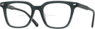 Square Transparent Dark Grey  Seattle Eyeworks 994 Bifocal View #1