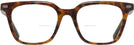 Square Tortoise With Green Seattle Eyeworks 994 Bifocal View #2