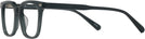 Square Transparent Dark Grey  Seattle Eyeworks 994 Progressive No-Lines View #3