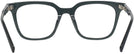 Square Transparent Dark Grey  Seattle Eyeworks 994 Single Vision Full Frame View #4